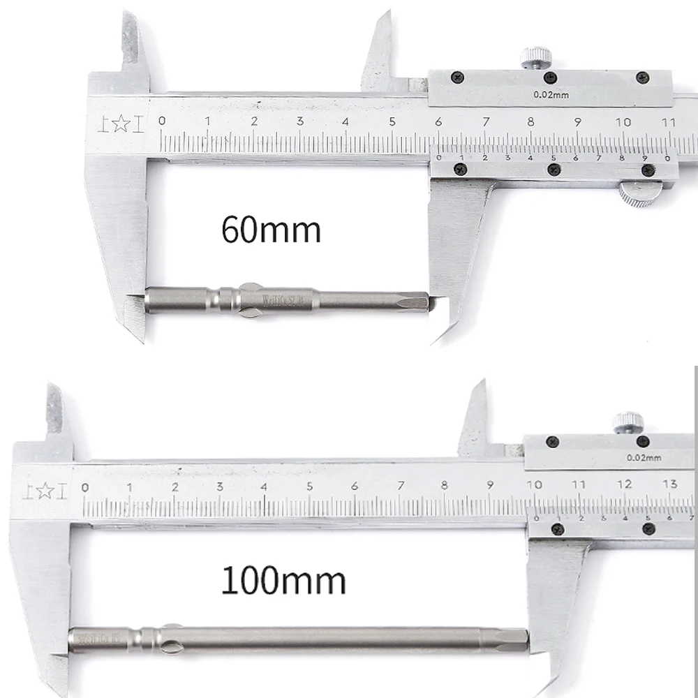 1 шт./7 шт. шестигранные ключи H1 5-H6 Магнитный 6 мм с круглым хвостовиком S2 Сталь 60/100