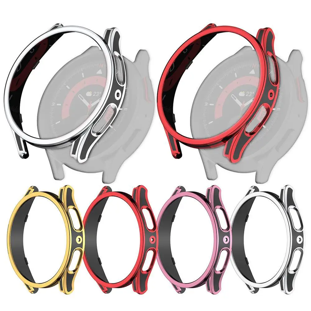 

Чехол для Samsung Galaxy Watch 5pro, защитный чехол с гравировкой, чехол для часов 54, двухцветный чехол, пленка, доставка