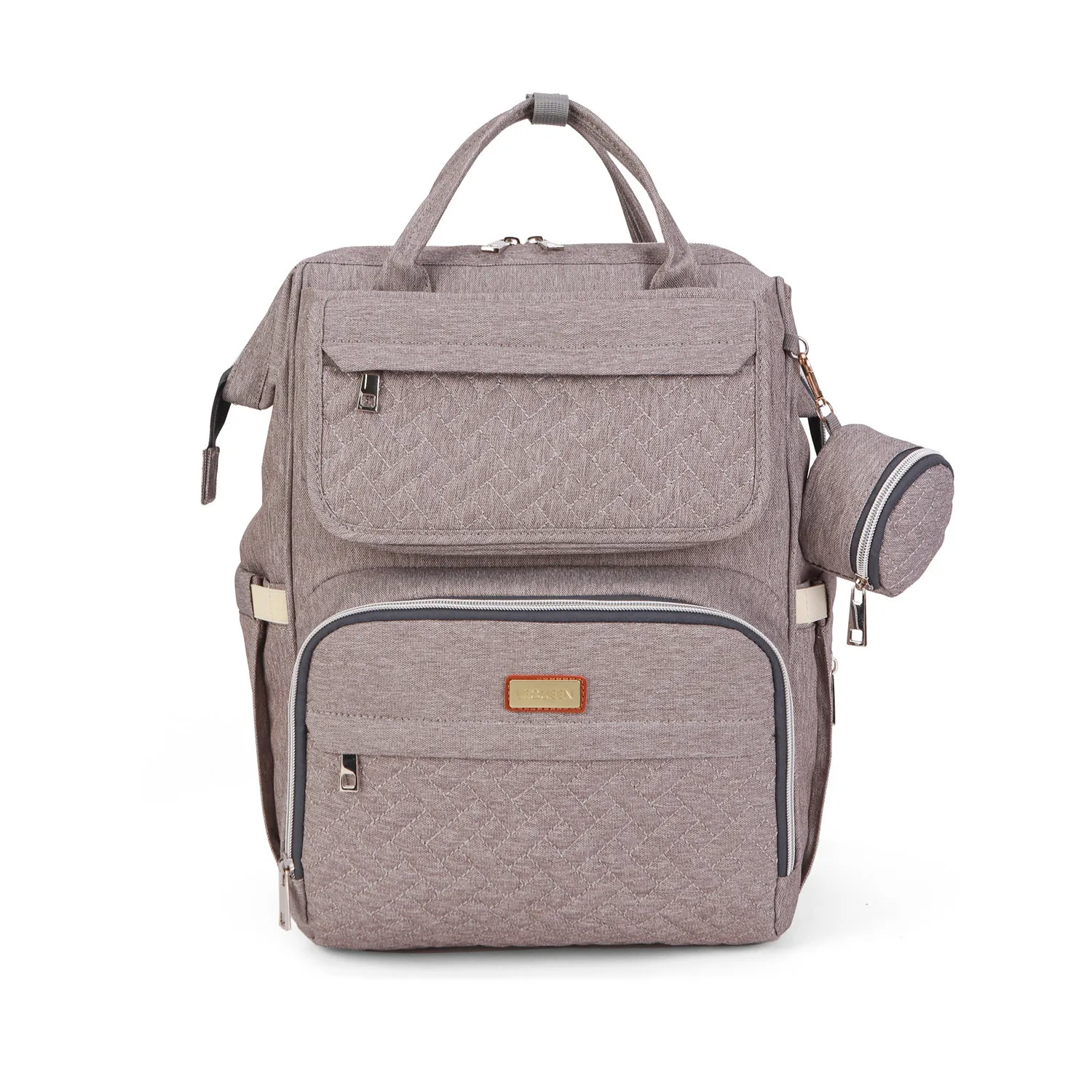 

Subie Mummy Maternity Bag Family Travel Large Bag Baby Nappy Organize Double Shoulder Backpack USB Charging Bag