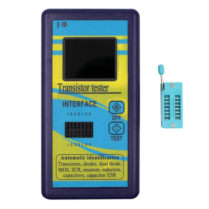 

M328 Color Screen Graphic Display Transistor Tester Resistance Meter, Inductance Meter, Capacitance Meter, ESR Meter