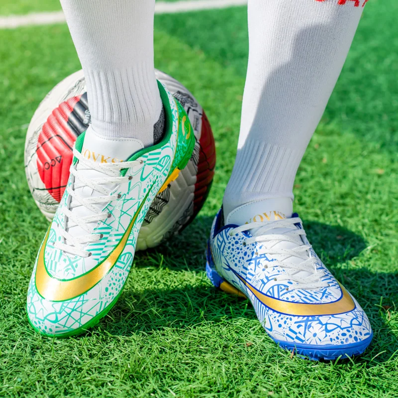 Soccer Shoes Spring Youth Adult Long Spike Broken Nail Basic Training Universal 35-46 Large Low Top Thickening Protection