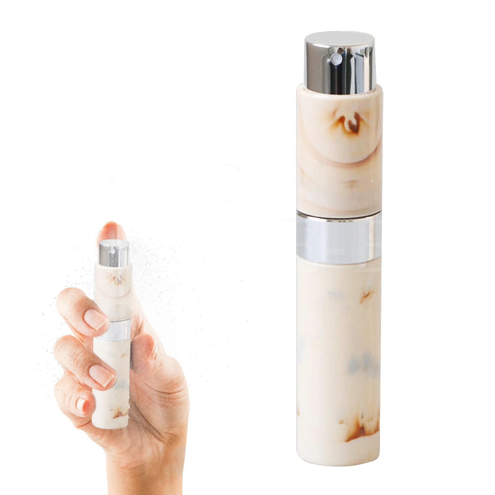 

Perfume Sub-Bottling Bottle 10ml Fashion Marble Perfume Empty Bottle Portable Perfume Spray Bottle For Traveling And Outgoing