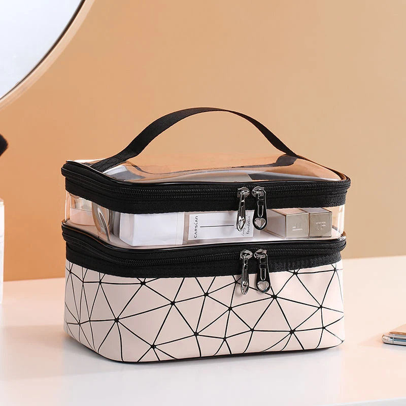 

Travel Waterproof Portable Women Makeup Bags High Capacity Toiletries Organizer Storage Cosmetic Cases Zipper Wash Beauty Pouch