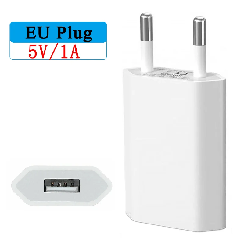 

500pcs White Black 5V 1A EU US AC home Travel Wall Charger Portable Power Adapters For iphone samsung htc android phone