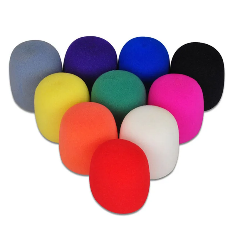 

Foam Microphone Thickened Microphone Cover Sponge Professional Recording Studio Microphone Sponge Foam Windscreen Brand New