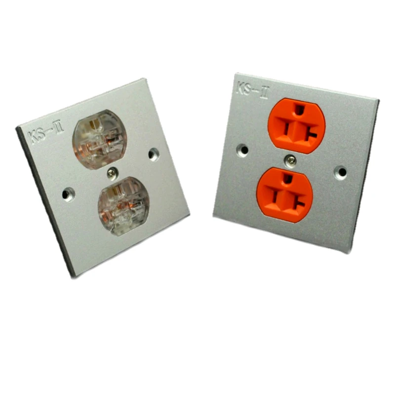 2 шт. настенные розетки из чистой меди 220 В/50 Гц