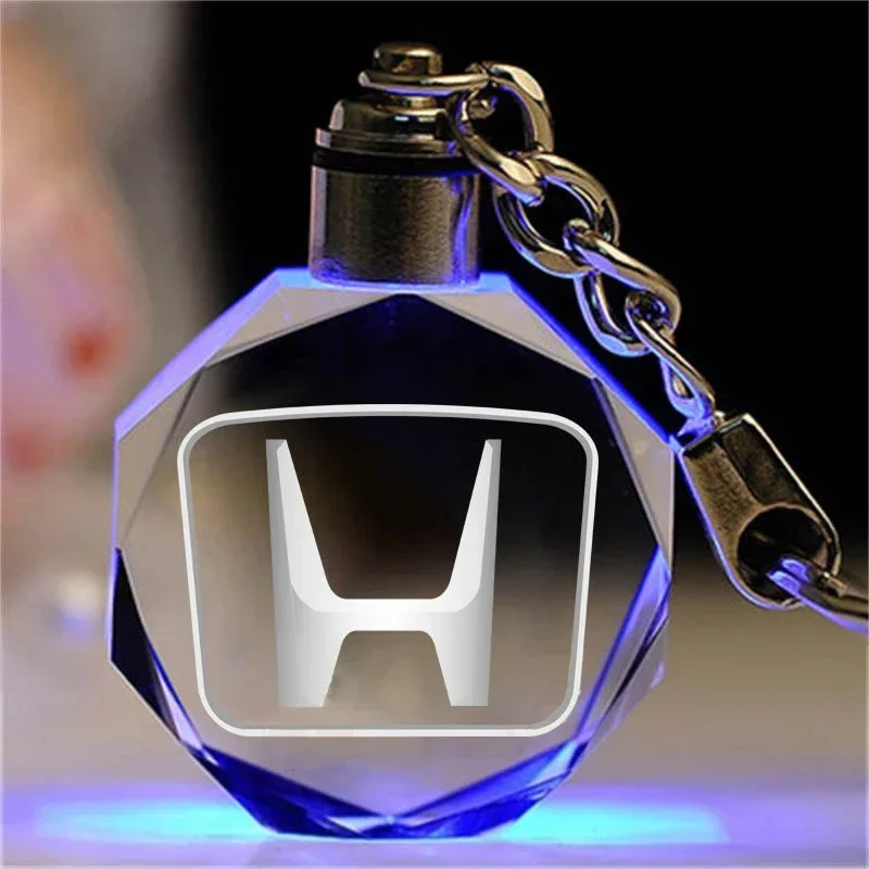 

Светодиодный брелок для ключей от автомобиля, подвесной брелок для Honda CRV Civic City HRV Accord Jazz Vision Odyssey CRZ Fit Jade Crosstour Pilot