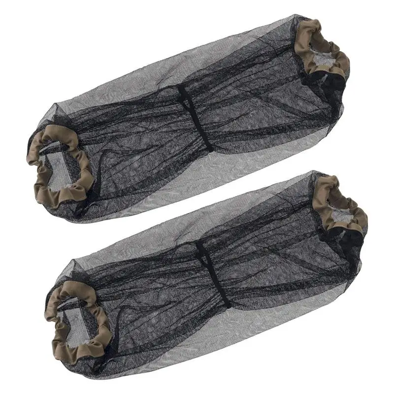 

1 Pair Fine Mesh Arm Sleeves Outdoor Sports Net Jungle Mosquito Gardening Arm Protector Guard Camping Equipment