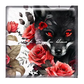 10 шт./партия стеклянные подвески в готическом стиле