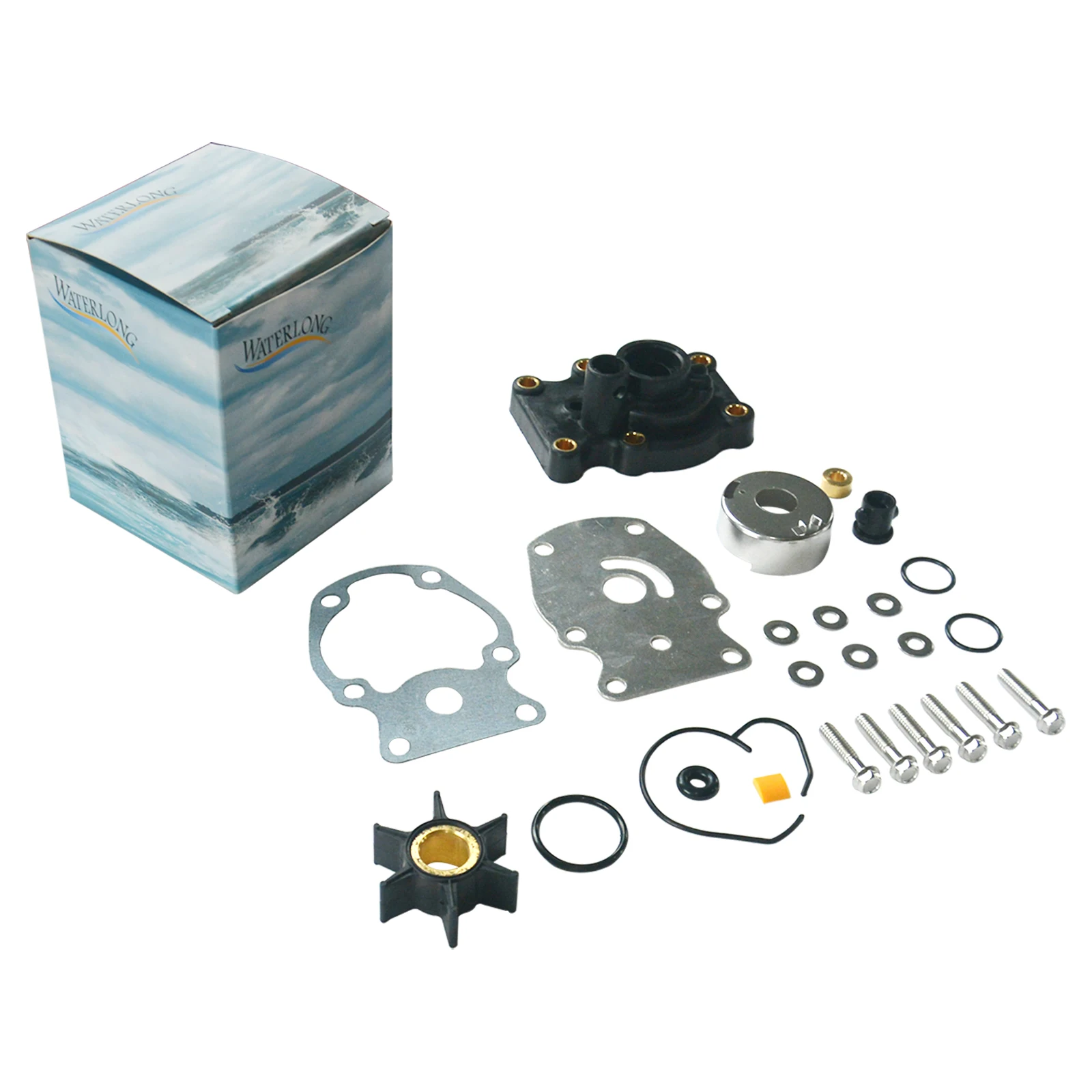 Комплект для ремонта водяного насоса WATERLONG 393630 заменяет крыльчатку Johnson/evinгруб
