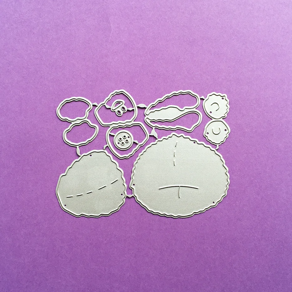 Сборные Вырубные штампы с медведем оформление сделай сам бумажные подарочные