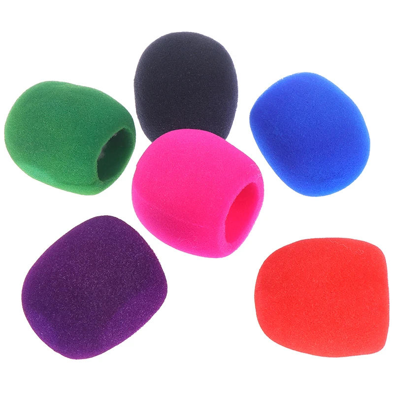 

5PC Microphone Headset Grill Windscreen Sponge Foam Cover For Recording Mic