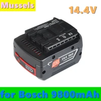 2022new 14 4v 9800mah rechargeable li ion battery cell pack for bosch cordless electric drill screwdriver bat607bat607gbat614g