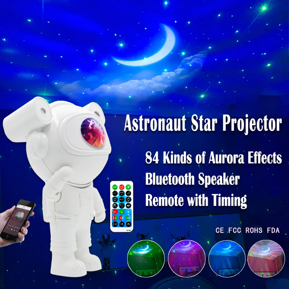 

Проектор Galaxy астронавт звезда Звездное небо ночной Светильник домашний декор для спальни День Рождения Вечеринка украшения светильники по...