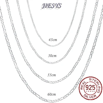 925 Silver Sterling 4MM Chain Necklace For Men Women 1