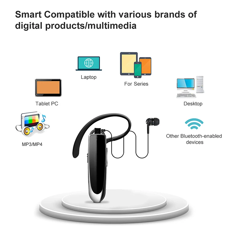 Беспроводные наушники с микрофоном Bluetooth бизнес-гарнитура беспроводные для android