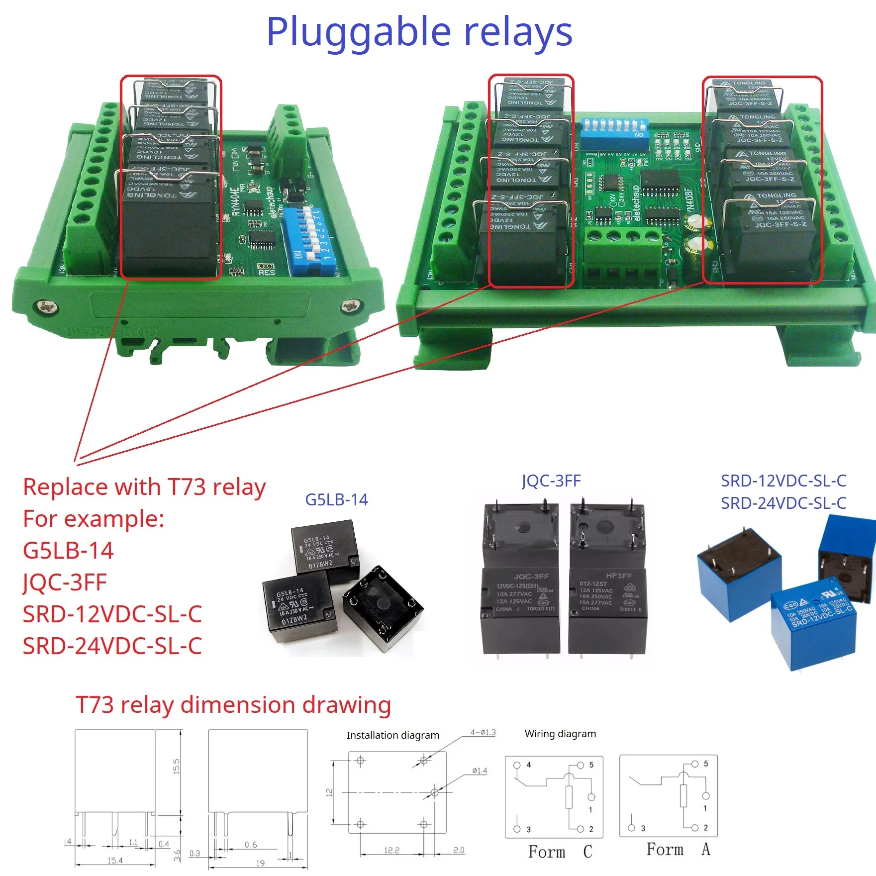 DC 9-24 В 16DI RS485 MODBUS RTU Плата расширения ПЛК Изолированная связь Цифровой вход Выход