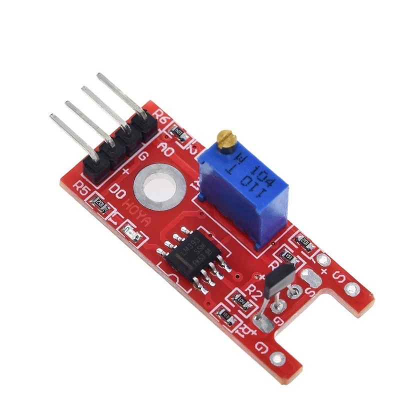 

10/20/50/100/300Pcs KY-024 Linear Magnetic Hall Sensor Hall Sensor Module Compatible with Arduino for Position Detection