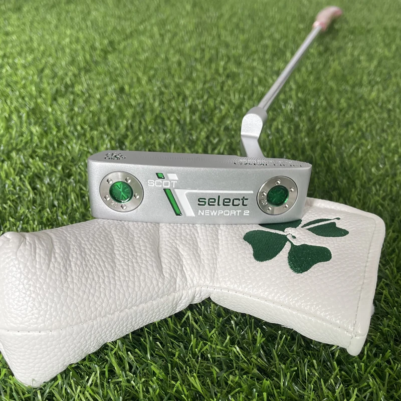 Golf Putter Newport 2.0 Length 32/33/34/35 Inches Lucky Clover Green With Headcover Right Handed