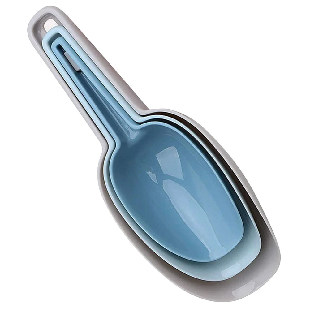 

Ice Plastic Serving Scoops Cereal Cube Holder Home Supplies Kitchen Flour Spoon Storage Versatile