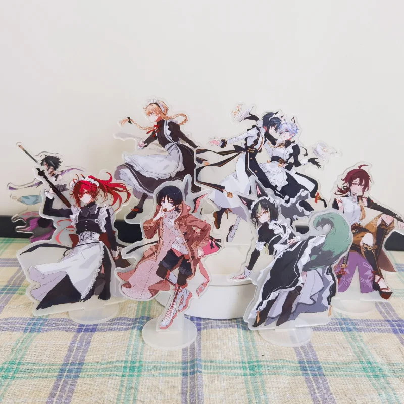 

Hot Game Genshin Impact Scaramouche Xiao Cosplay Acrylic Anime Figure Diluc Stand Model Toy Desk Decor Prop Fans Collection Gift