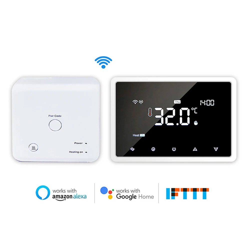 Беспроводной смарт-термостат Tuya с Wi-Fi, настенный контроллер ...