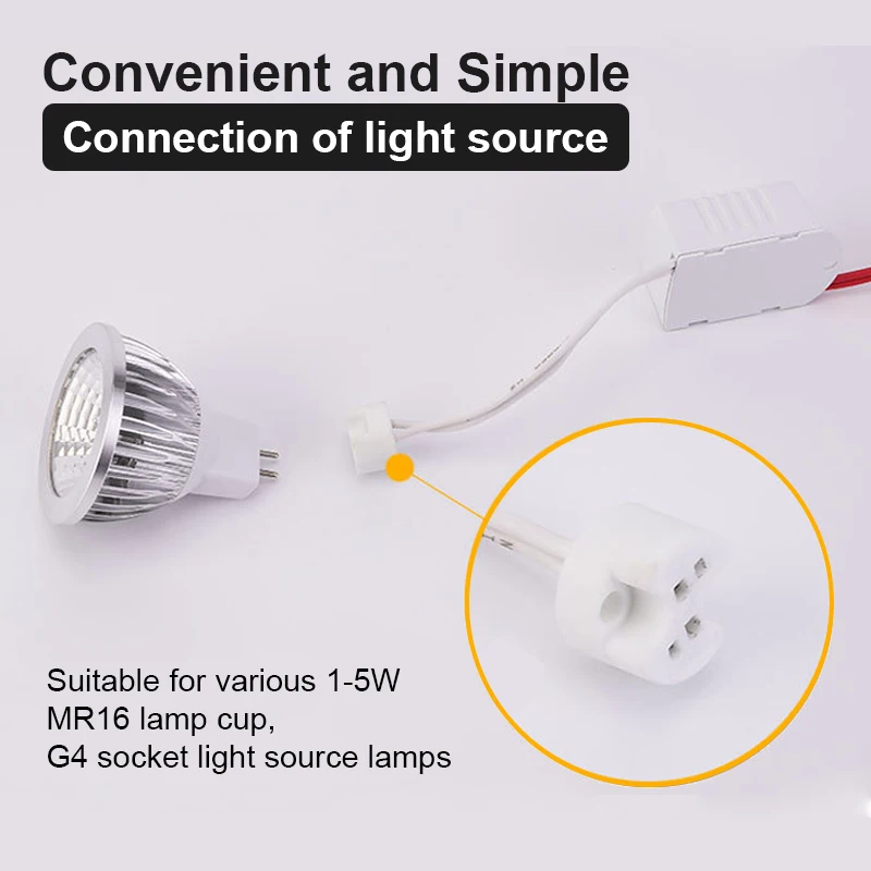 

220 В до 12 В, новый светодиодный высокомощный электронный фонарь, 1-5 Вт, светодиодный фонарь