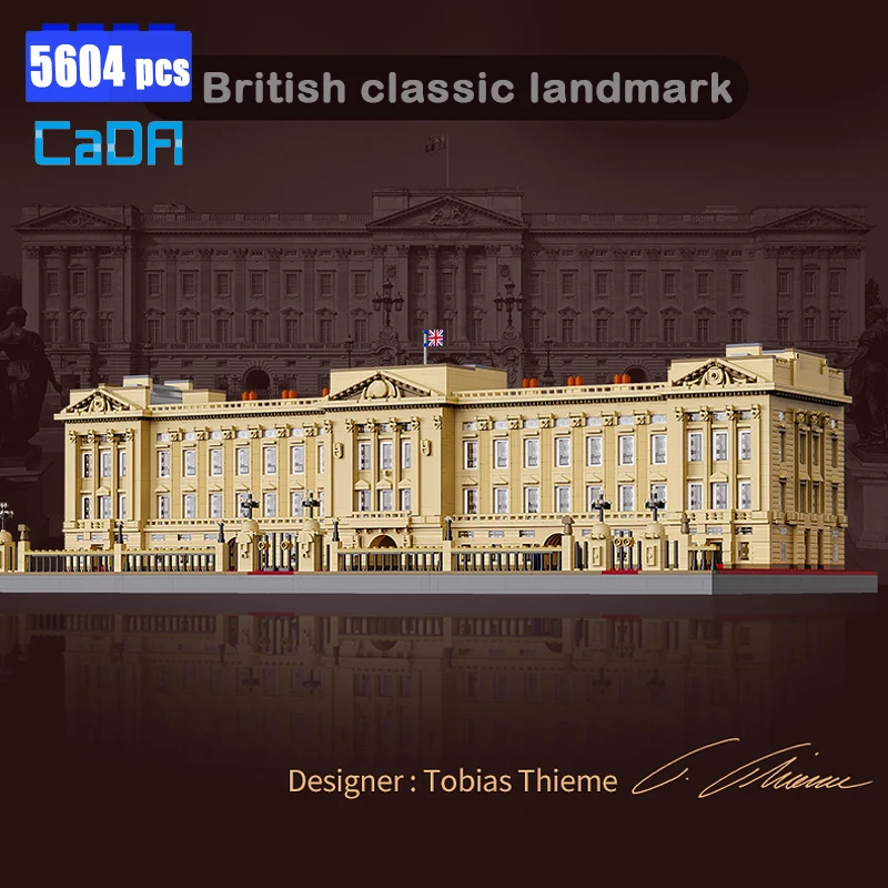 

City Buckingham Palace Building Blocks Street View Model Moc Idea Brick Diy Construction Set For Boys Toy Birthday Gift