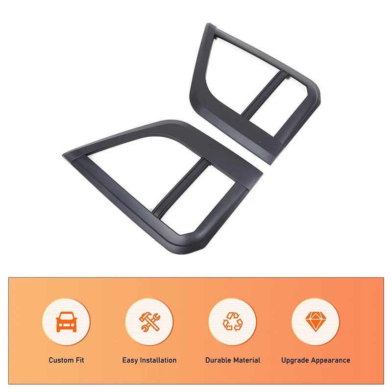 Для Mitsubishi Triton L200 2019-2023 ABS матовые черные автомобильные передние противотуманные