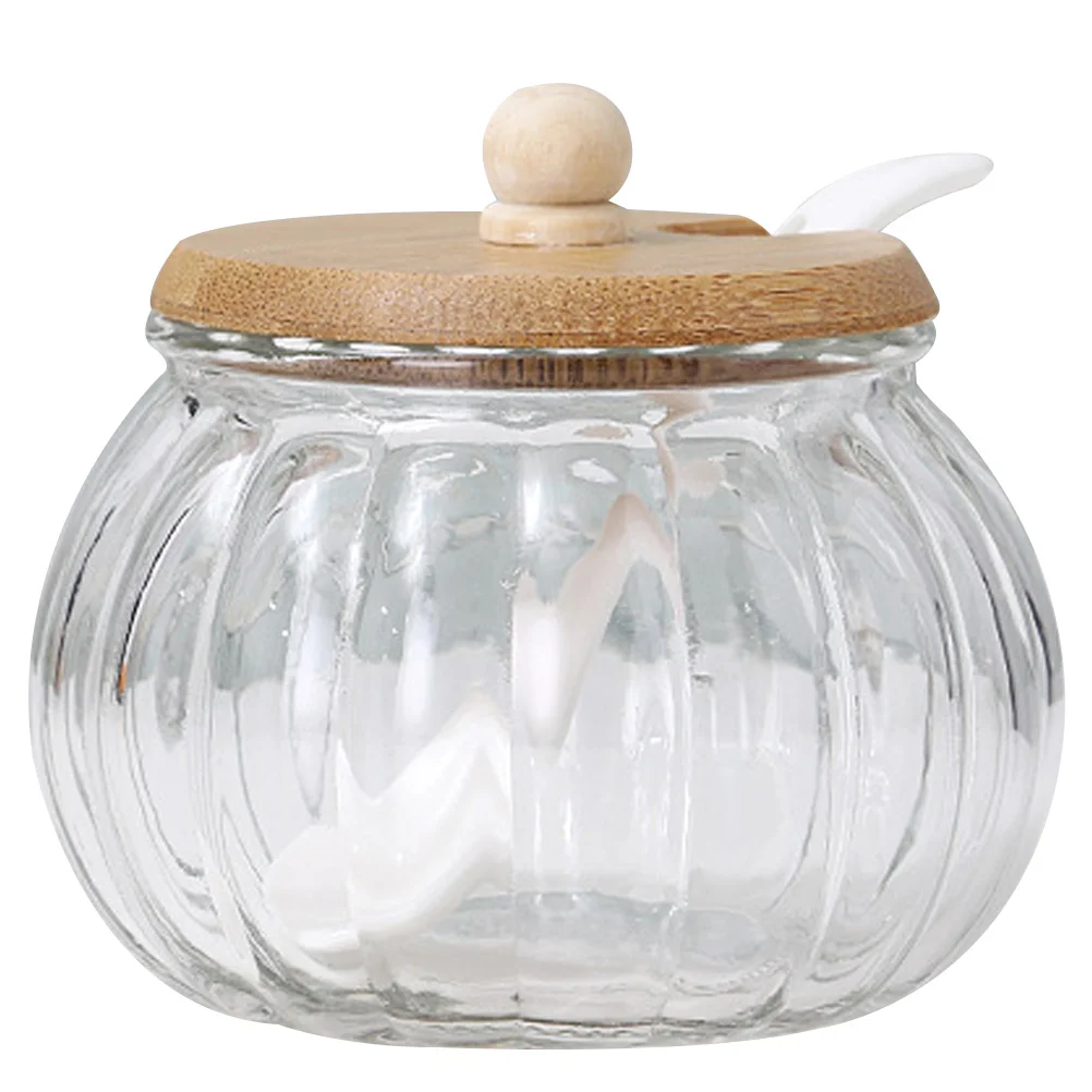 

Glass Cruet Condiment Bowls Salt Container Ceramic Containers Lids Seasoning Jars Pumpkin Candy Dish Buffet Spoons Food Labels