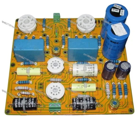 Монтажная плата Goldox M-type El34 Push-pull 6n3 + 6n6 Lg135