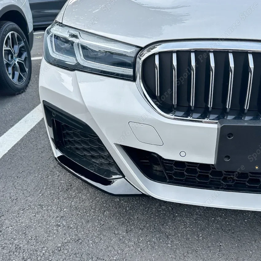 Спортивный передний бампер для BMW 5 серии G30 G31 LCI M боковой разветвитель спойлер