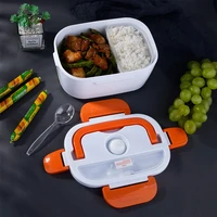 electric heated lunch box portable 220v 110v 12v 40w car personal hot box food warmer electric bento boxes dinnerware set