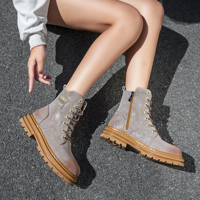 GR-1893 MARTIN BOOTS WALKING SHOES MEN'S HUNTING BOOTS TACTICAL SHOES DESERT COMBAT ANKLE LEATHER MOUNTAINEERING SHOES