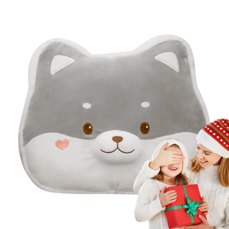 Плюшевая подушка для собаки собака хаски плюшевая обнимающая игрушка 40 см