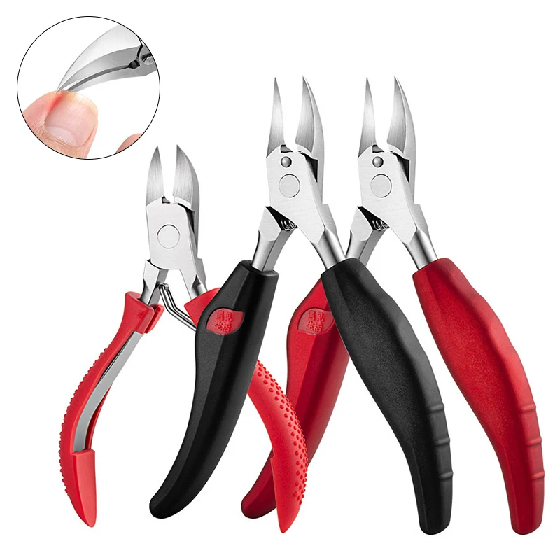 

Stainless Steel Paronychia Nail Clipper Nail Art Nipper Scissors Dead Skin Remover Manicure Tool Pedicure Trimming Care