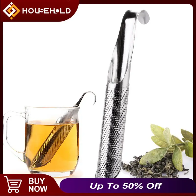

New Tea Strainer Amazing Stainless Steel Infuser Pipe Design Touch Feel Holder Tool Tea Spoon Infuser Filter Kitchen Accessories