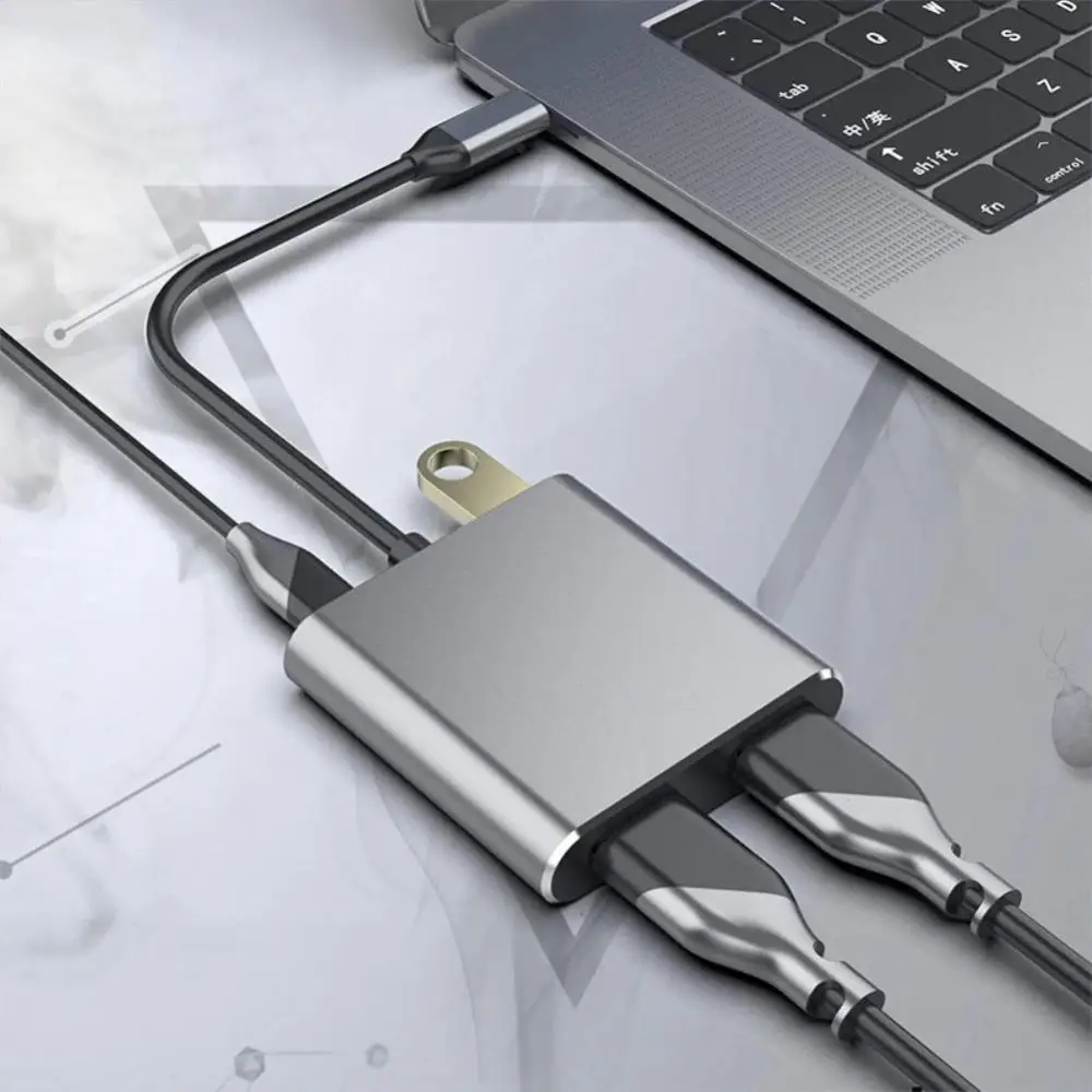 

Док-станция RYRA USB Type-C для ноутбука с двумя мониторами