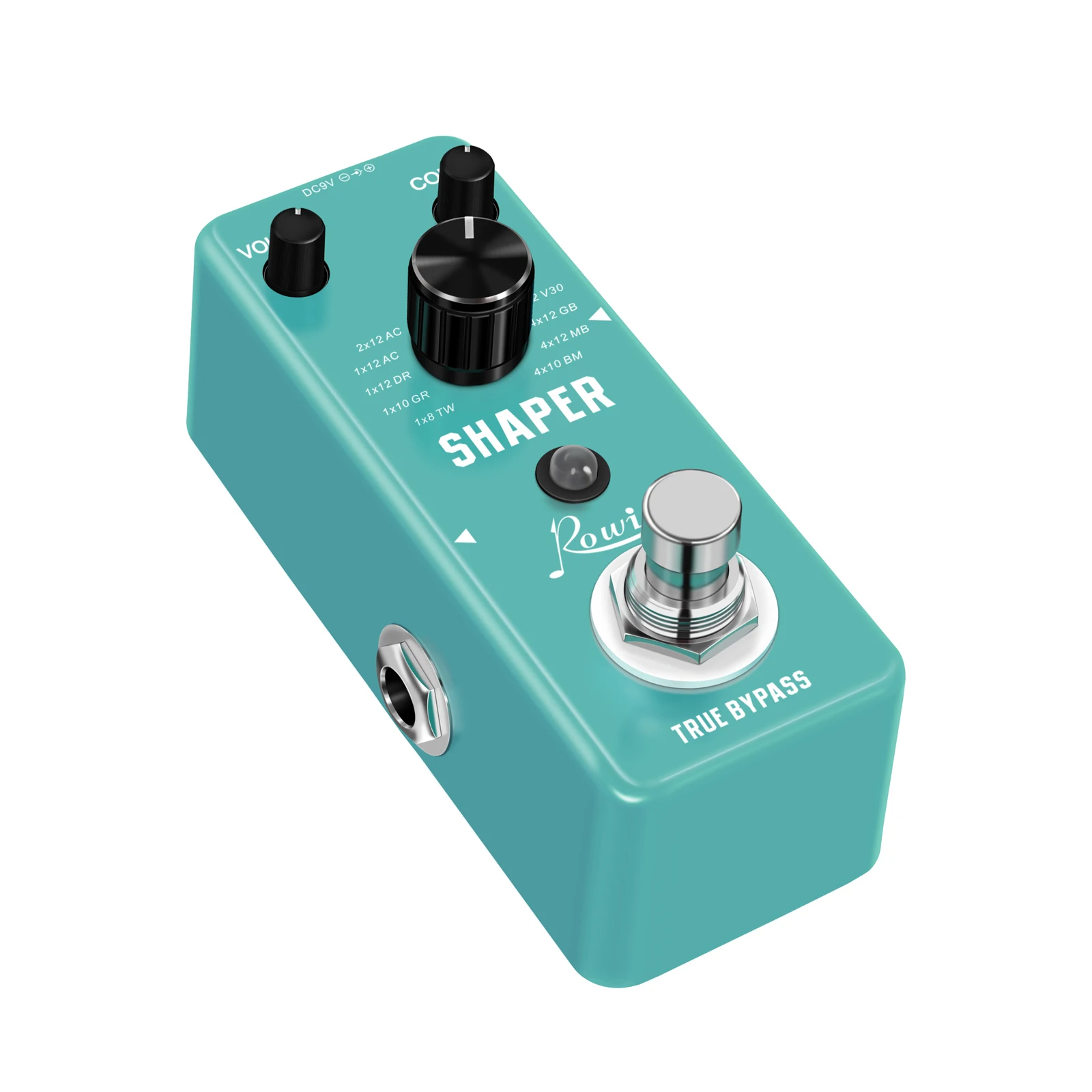 Rowin LEF-3802 Guitar Shape Pedal High Quality Digital Cab Simulated Effect Pedals 11 Cab Modes