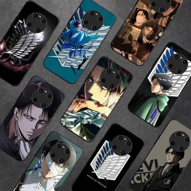 

RuCaiCa Attack On T-Titan Phone Case For Huawei Y 5 Y62019 Y52018 Y92019 Luxury funda case for 9prime2019