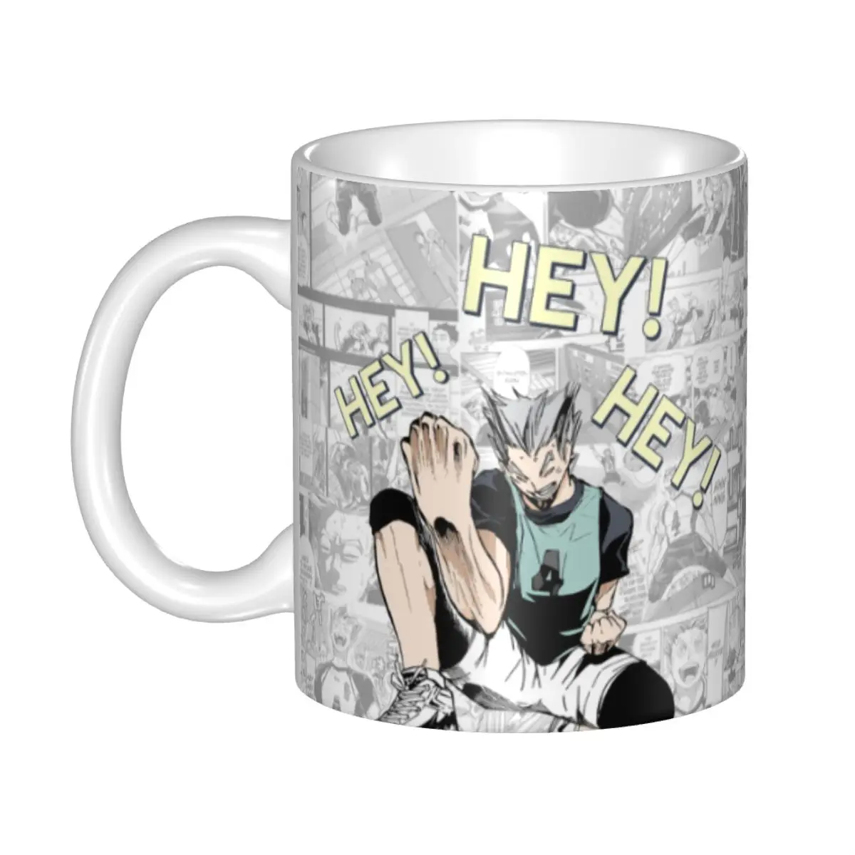 

Bokuto Haikyuu кофейные кружки «сделай сам», изготовленные на заказ, Shoyo Hinata, волейбольная керамическая кружка для молока и чая, чашки для работы на...