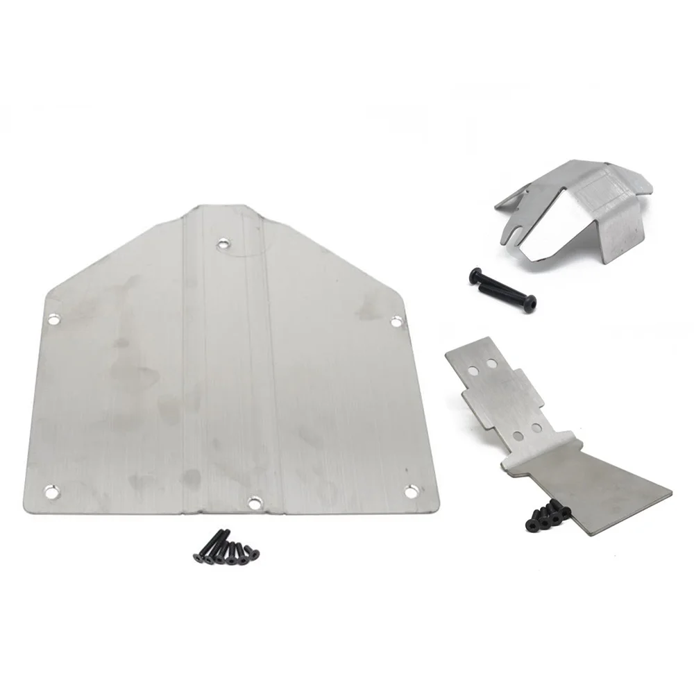 

Metal Stainless Steel Chassis Armor Protection Protector Skid Plate for LOSI 1/10 BAJA REY V2 RC Car Upgrade Parts