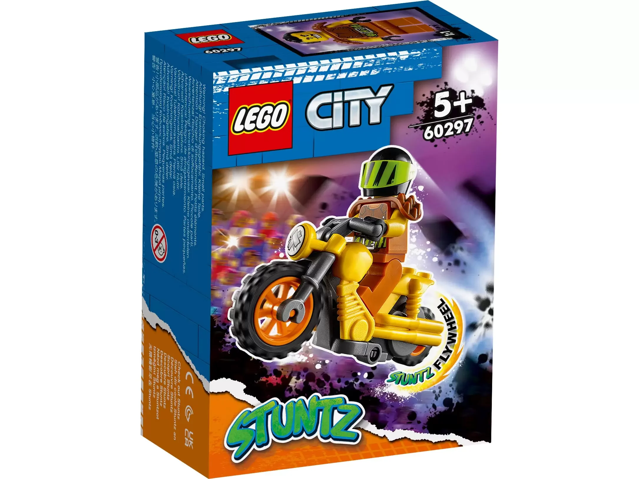 Конструктор LEGO City (Сити) 60297 Разрушительный трюковый мотоцикл 5+ | Игрушки и хобби
