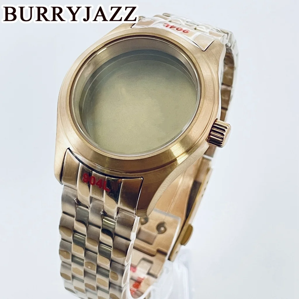 Часы BURRYJAZZ 36 мм/39 мм NH34 NH35 NH36 NH38 NH39 NH70 NH72 ETA2824 PT5000 часы с зеркальным стеклом из