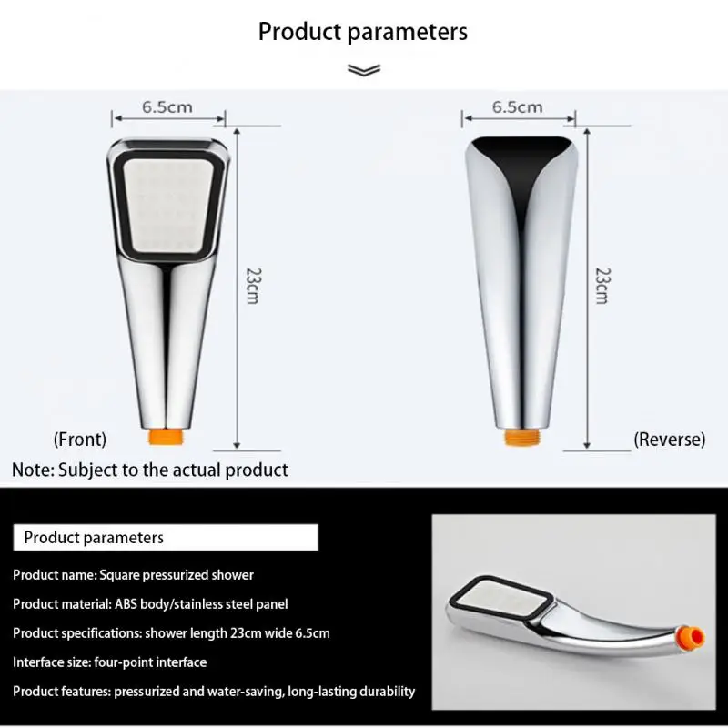 Лейка для душа с эффектом дождя насадка 300 отверстий водосберегающий фильтр
