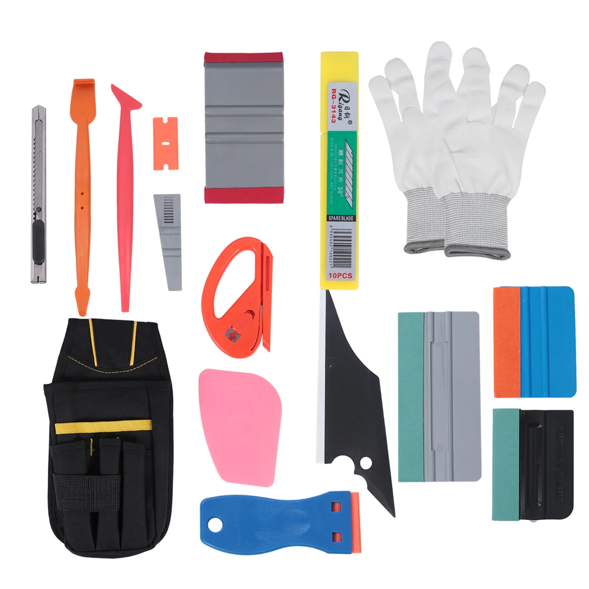 

Decorating Tools Car Film Wrap Stickers Squeegee Window 26X19X8CM Vinyl Plastic Kit