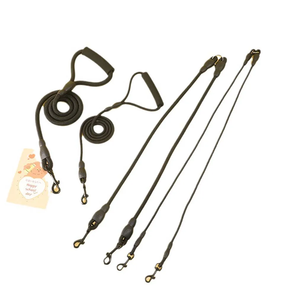 

Pet Leashes Is Strong Nylon Double Dogs Leash For Walking Training Establishment Burliness Durable Expediency Adjustable