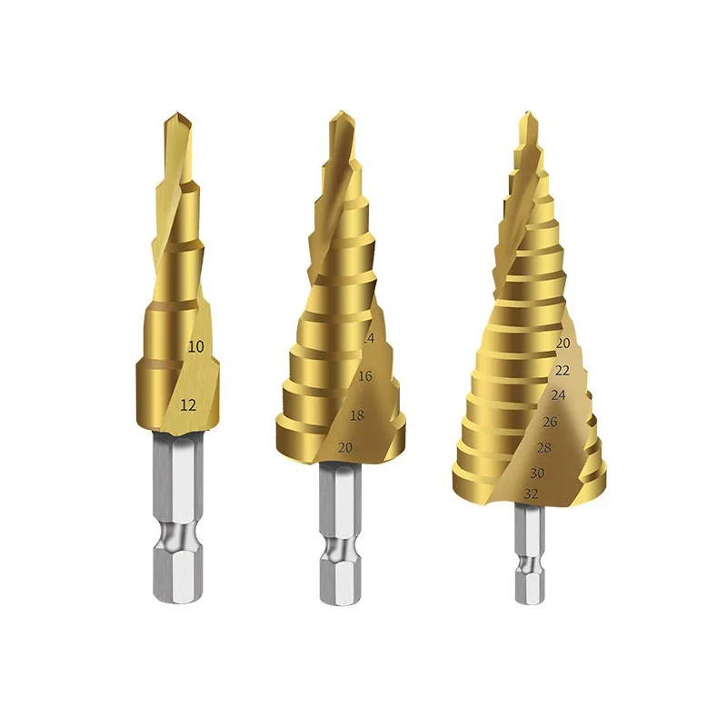 

Сверла HSS с титановым покрытием JIA LING PRECISION 4-12 мм, 4-20 мм, 4-32 мм