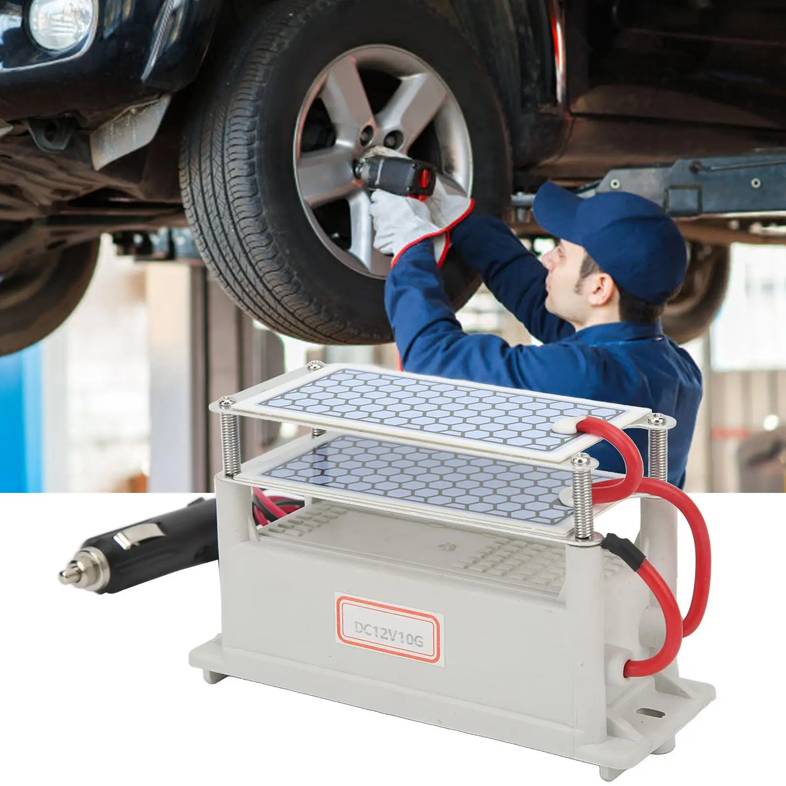 DC12V 10000 мг/ч Керамический озонатор для машины — моющийся и многоразовый домашнего