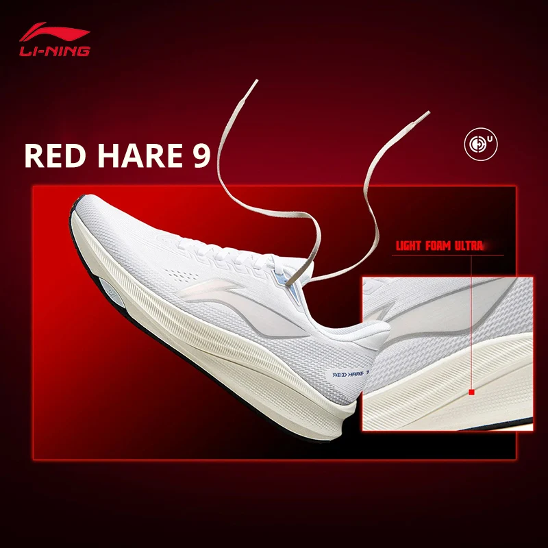 Фото Женские легкие дышащие кроссовки для бега и тренировок LI-NING RED HARE 9 ARPW004 №1